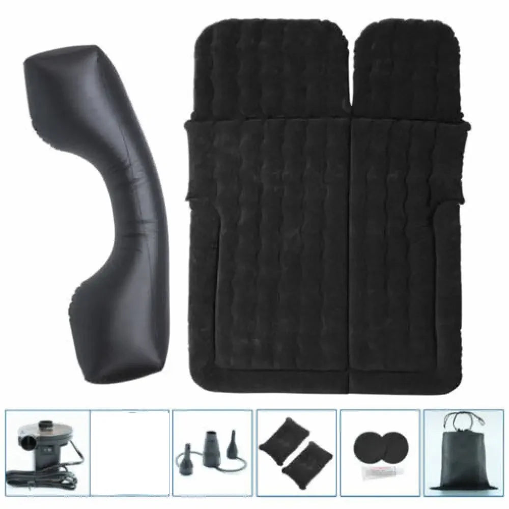Portable SUV Travel Air Mattress Cushion Inflatable Car Bed Mattress with 2 Pillows Outdoor Camping Cushion