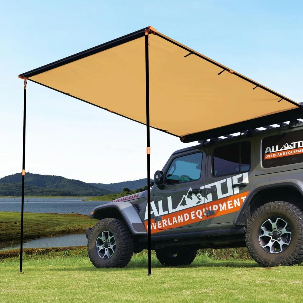 Vehicle Awning Roof Rack Pull Out Sun Shade UV50 4x4 Camping