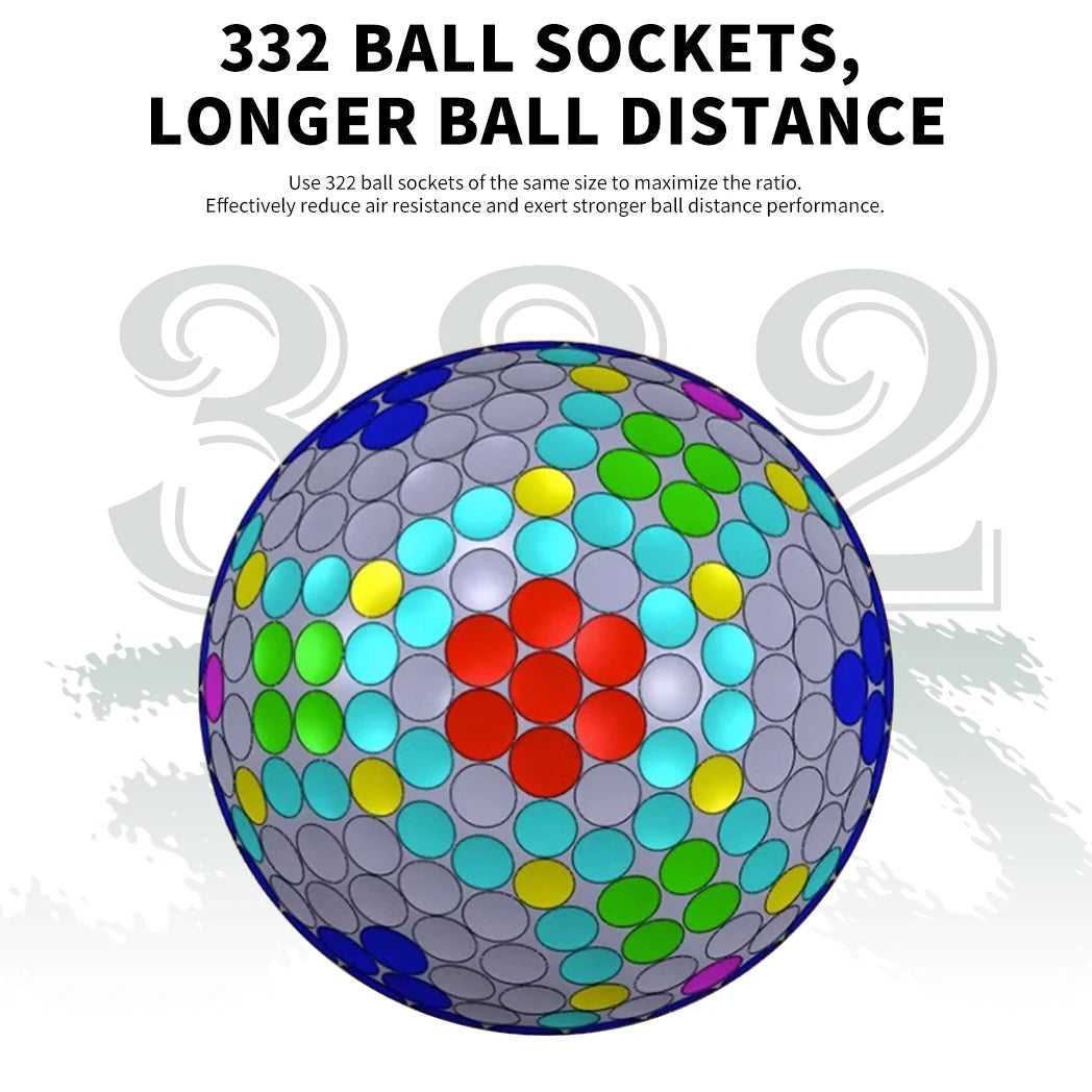 100 Pack Golf Distance Balls Dual Layer Long Shots Training