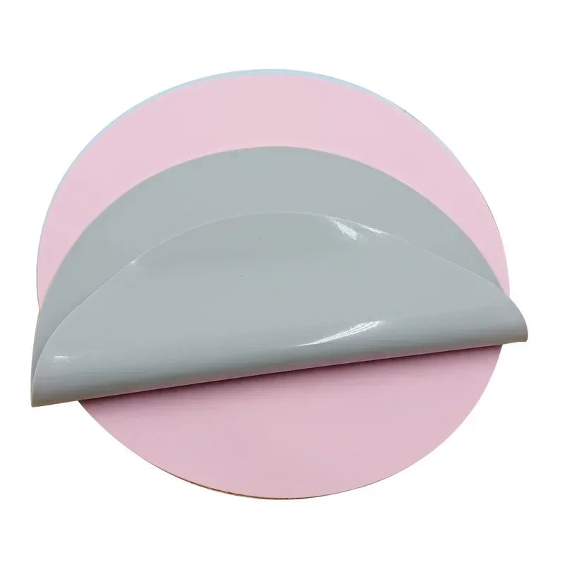 Mat Spill Proof Pet Bowl Silicone Feeding Anti Slip Cat Shaped Fountain Feeder Round Accessories for Dogs and Cats
