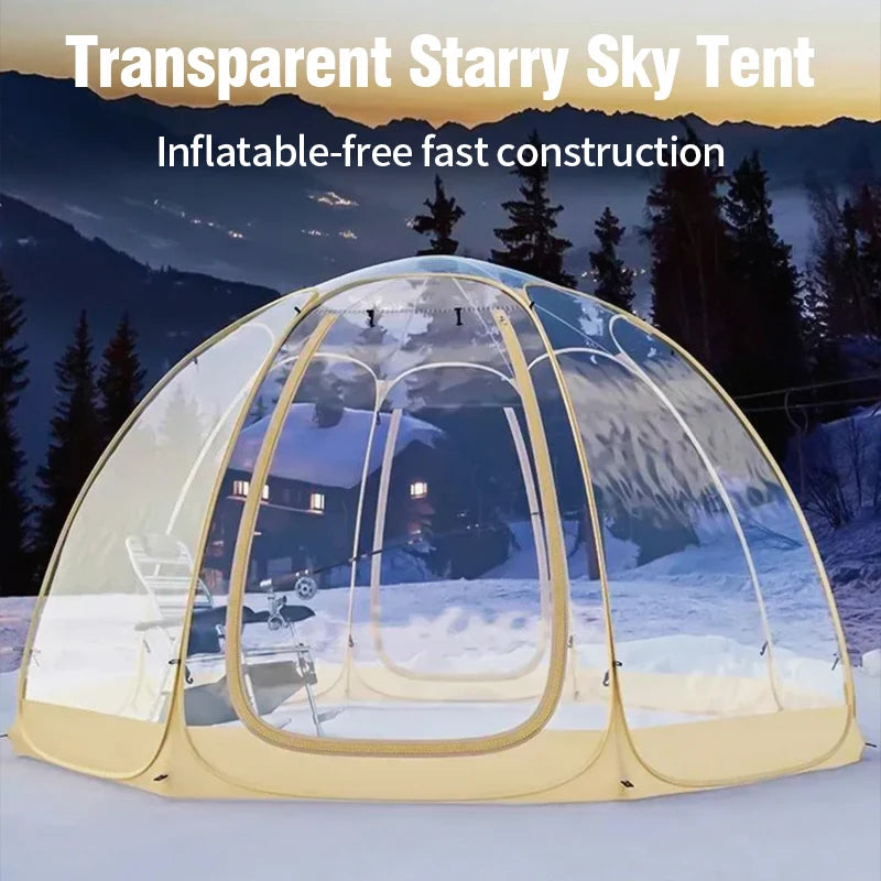 Outdoor Dome Starry Sky Tent For Stargazing 4 To 8 Persons