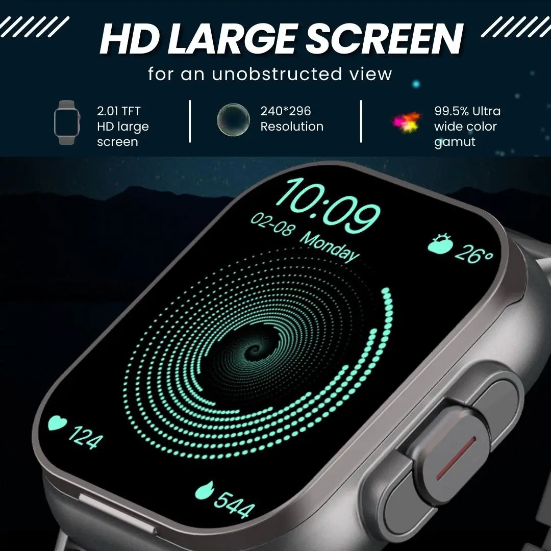 D8 2 In 1 Smartwatch And Earbuds NFC Music Control Sleep Monitor Fitness Tracker For iPhone And Android