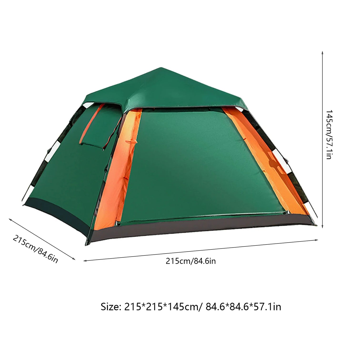 Outdoor Automatic Quick Open Waterproof Tent 3 To 4 Person