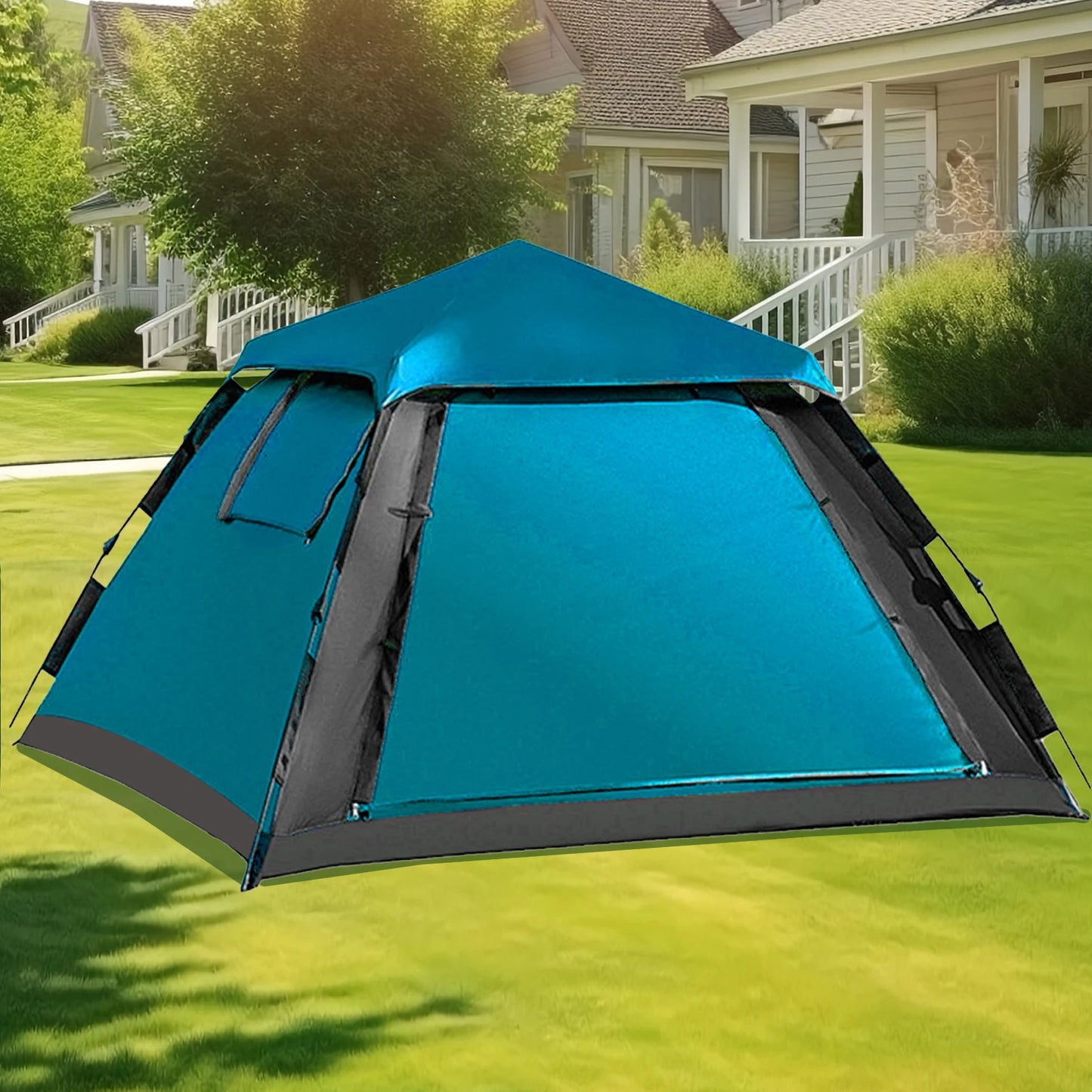 Outdoor Automatic Quick Open Waterproof Tent 3 To 4 Person